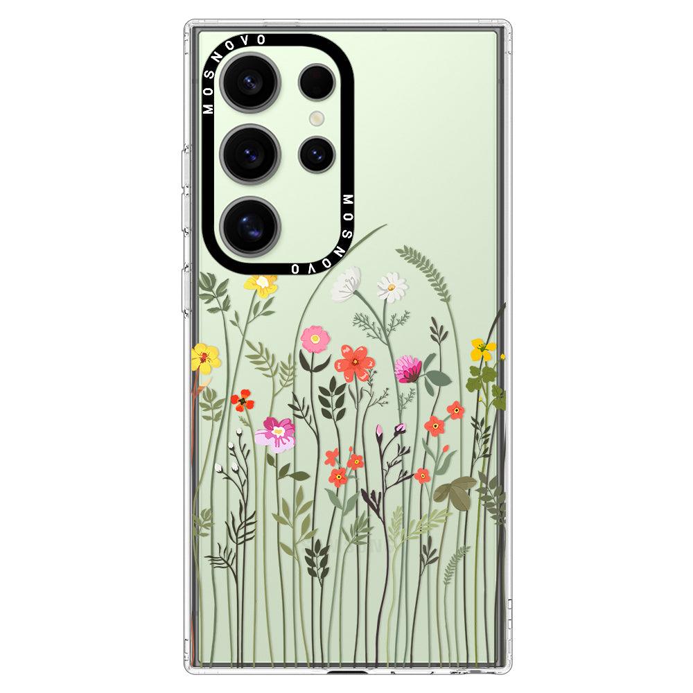 Spring Wildflower Phone Case - Samsung Galaxy S24 Ultra Case - MOSNOVO