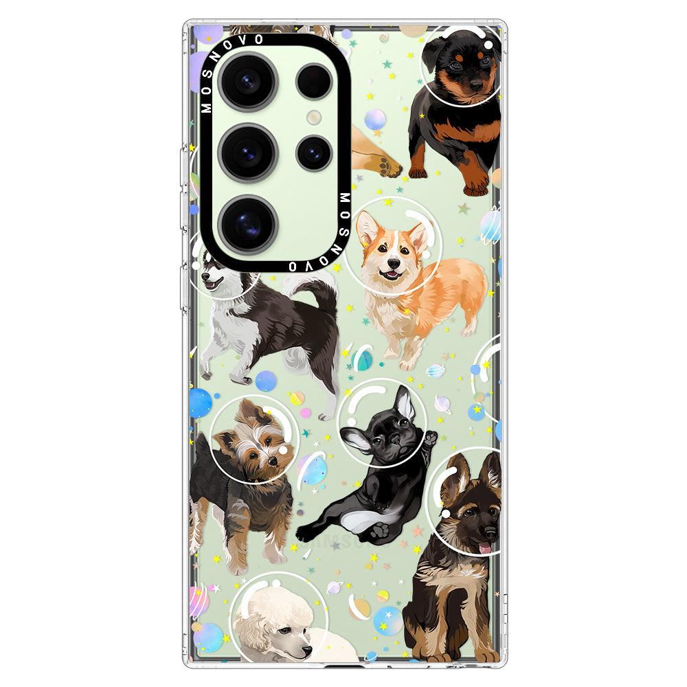 Space Dog Phone Case - Samsung Galaxy S24 Ultra Case - MOSNOVO