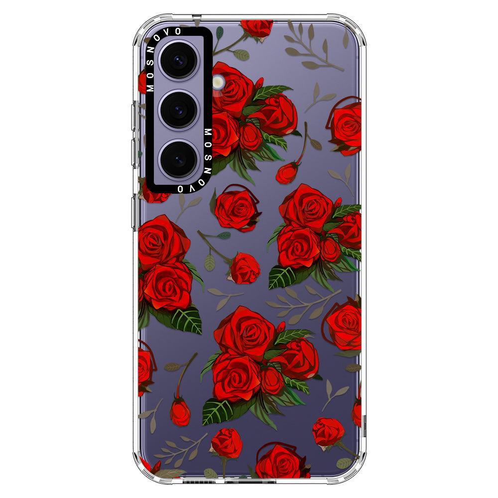 Roses Phone Case - Samsung Galaxy S24 Case - MOSNOVO