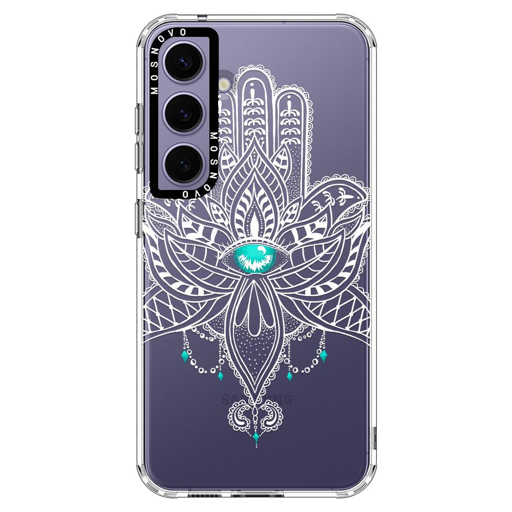 Hamsa Hand Phone Case - Samsung Galaxy S24 Plus Case - MOSNOVO