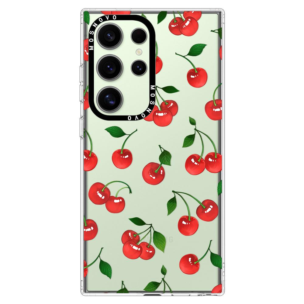 Cute Cherry Phone Case - Samsung Galaxy S24 Ultra Case - MOSNOVO