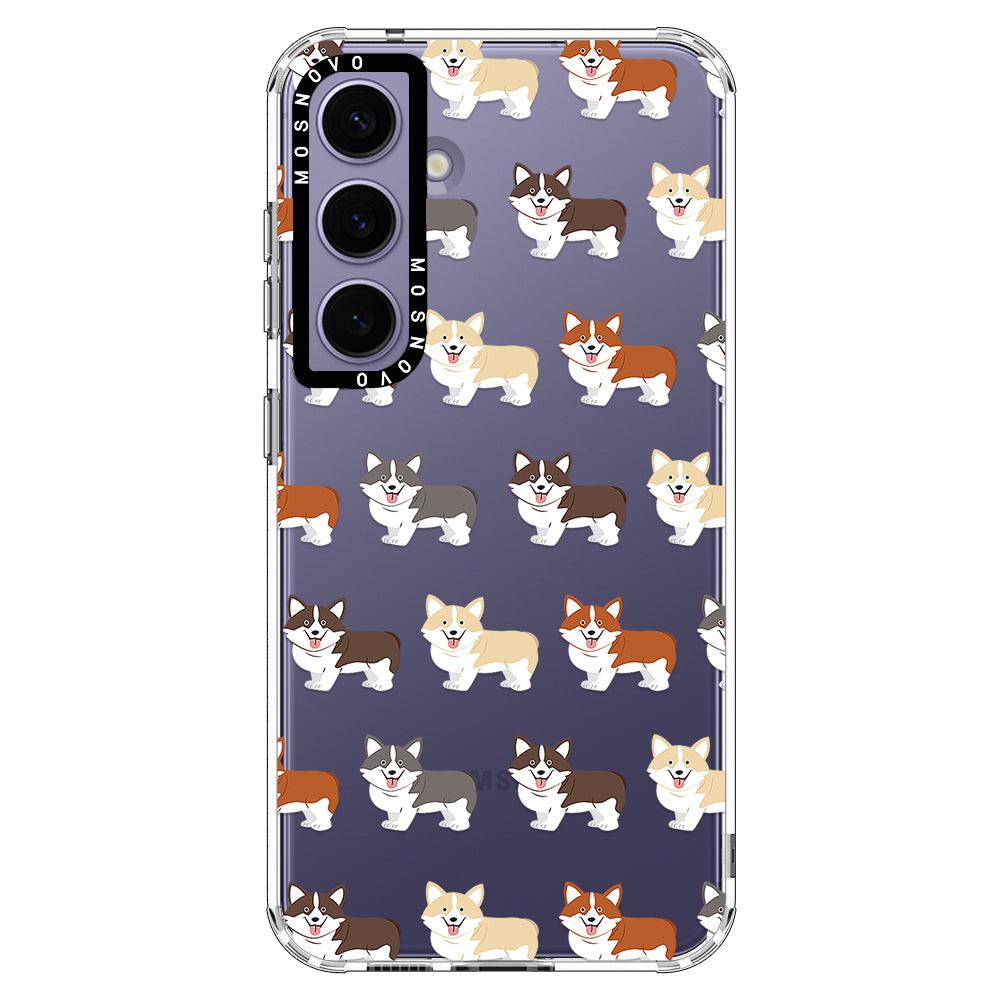 Adorable Corgi Phone Case - Samsung Galaxy S24 Plus Case - MOSNOVO