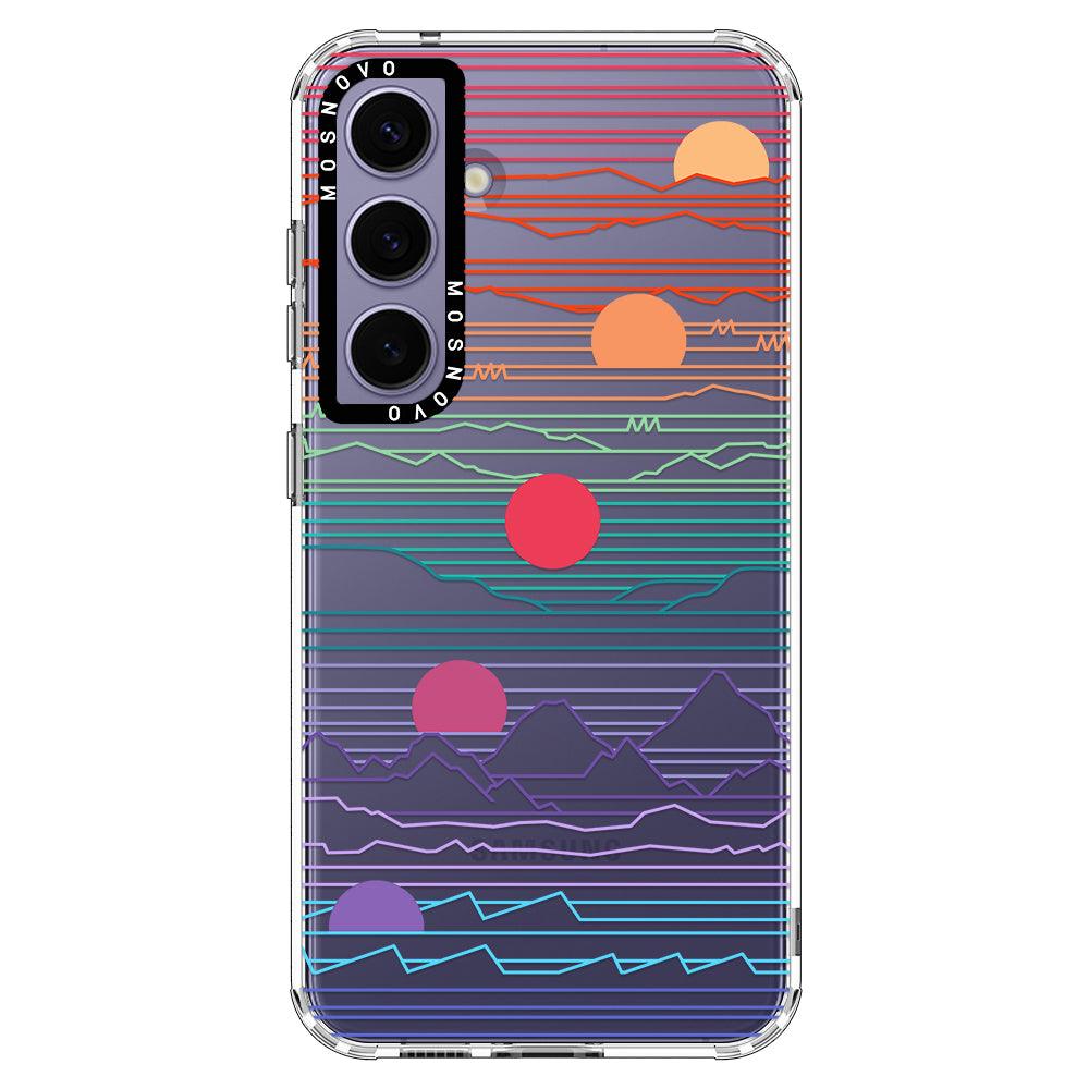 Sunrise and Sunset Phone Case - Samsung Galaxy S24 Case - MOSNOVO