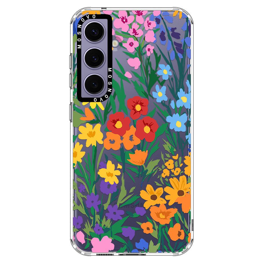 Spring Botanical Flower Phone Case - Samsung Galaxy S24 Plus Case - MOSNOVO