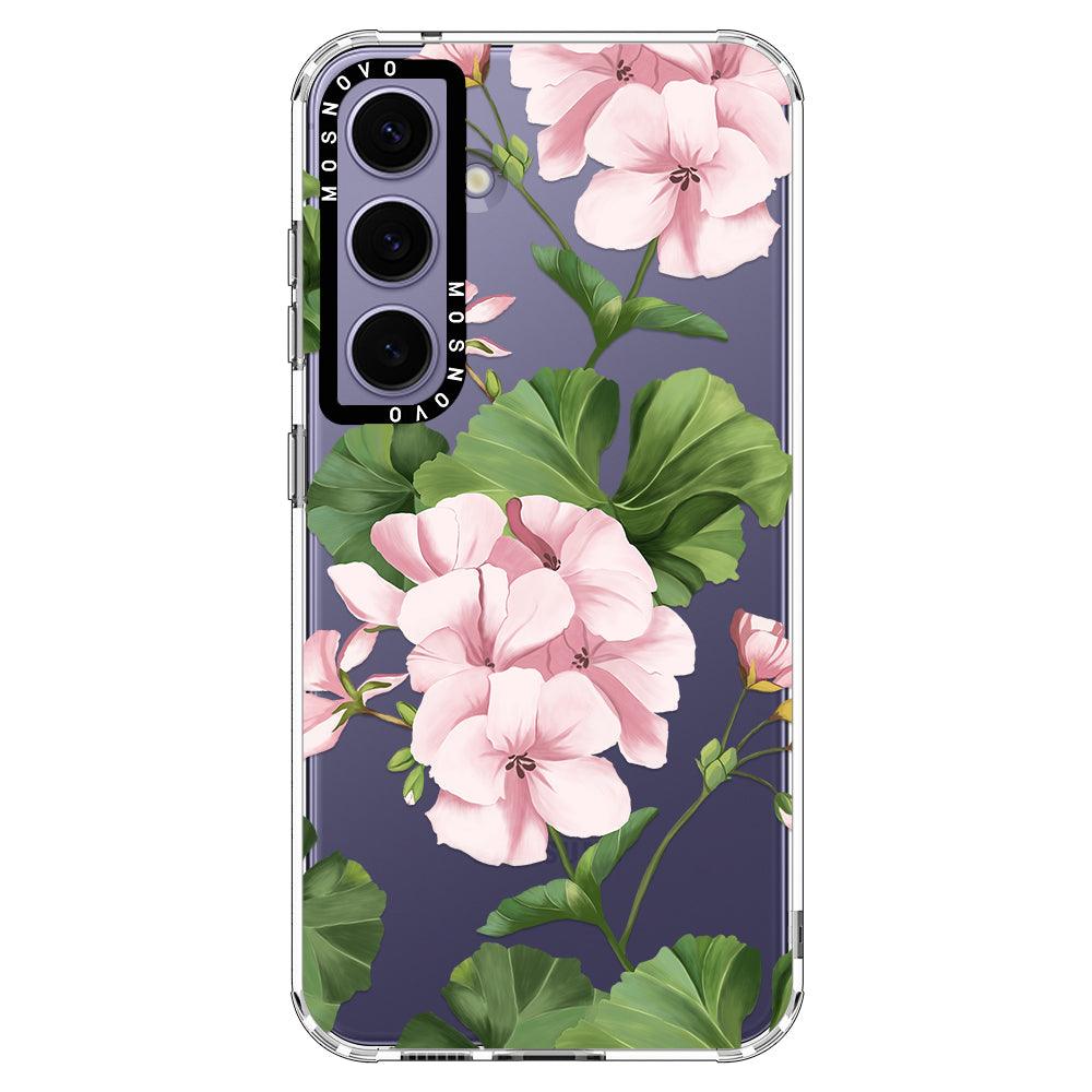 Geranium Phone Case - Samsung Galaxy S24 Case - MOSNOVO