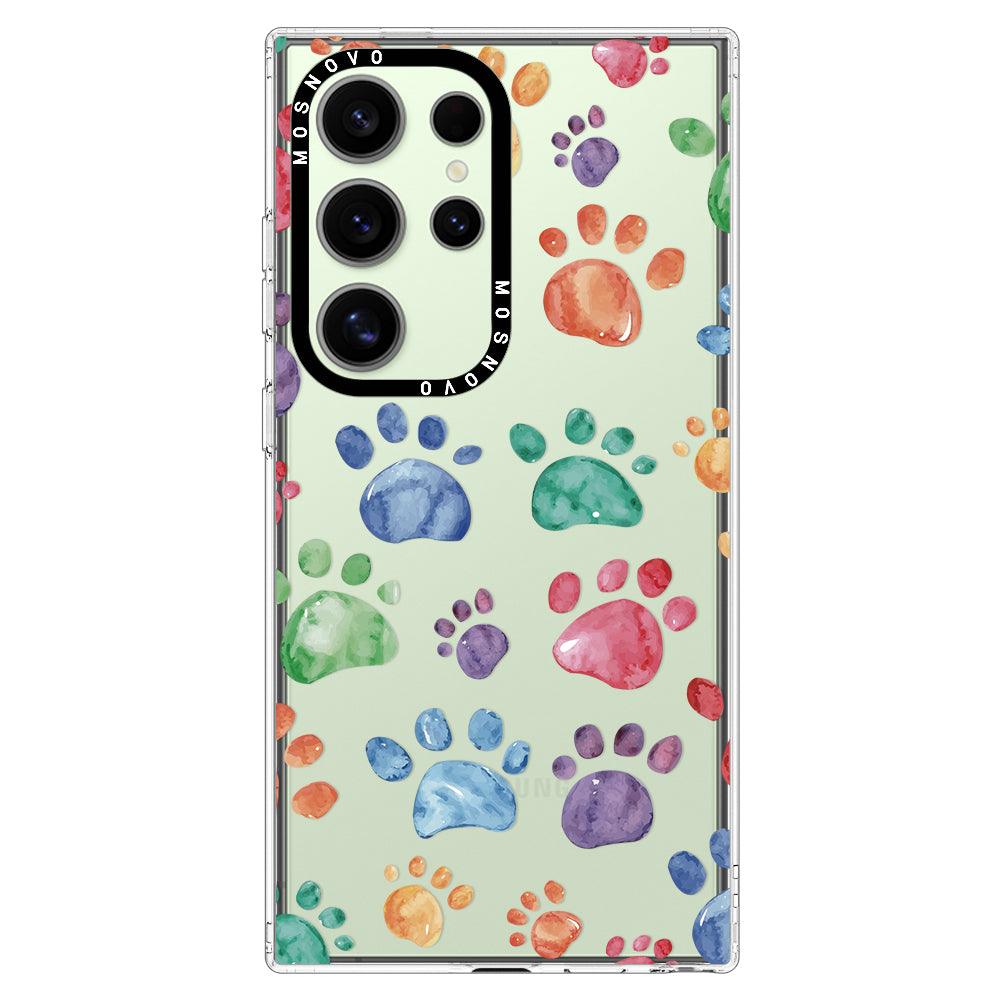 Paws Phone Case - Samsung Galaxy S24 Ultra Case - MOSNOVO