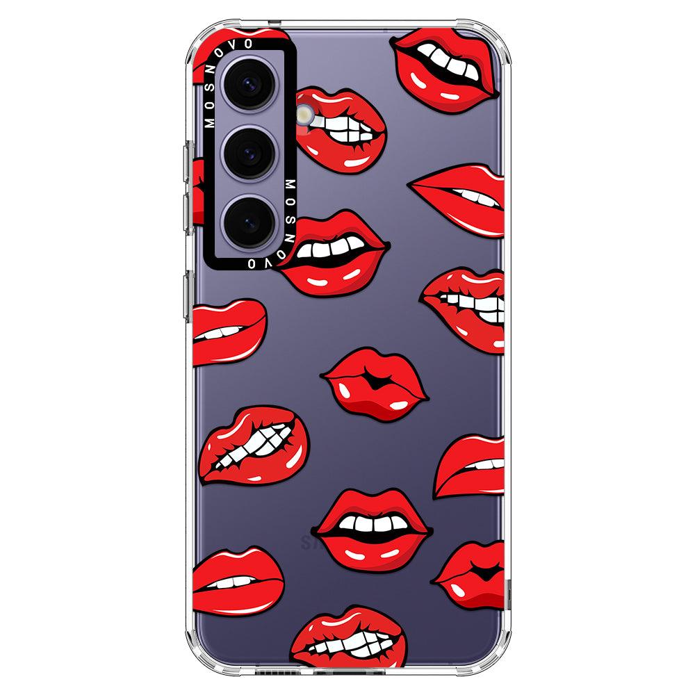 Hot Lips Phone Case - Samsung Galaxy S24 Case - MOSNOVO