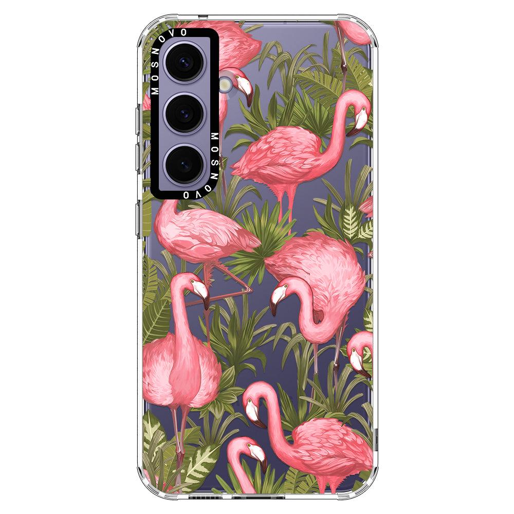 Flamingo Art Phone Case - Samsung Galaxy S24 Plus Case - MOSNOVO