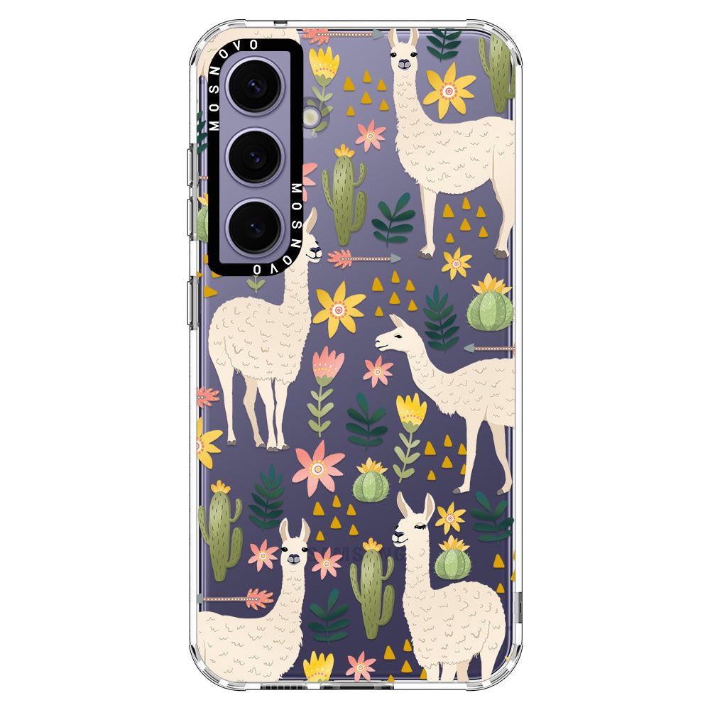 Desert Llama Phone Case - Samsung Galaxy S24 Case - MOSNOVO