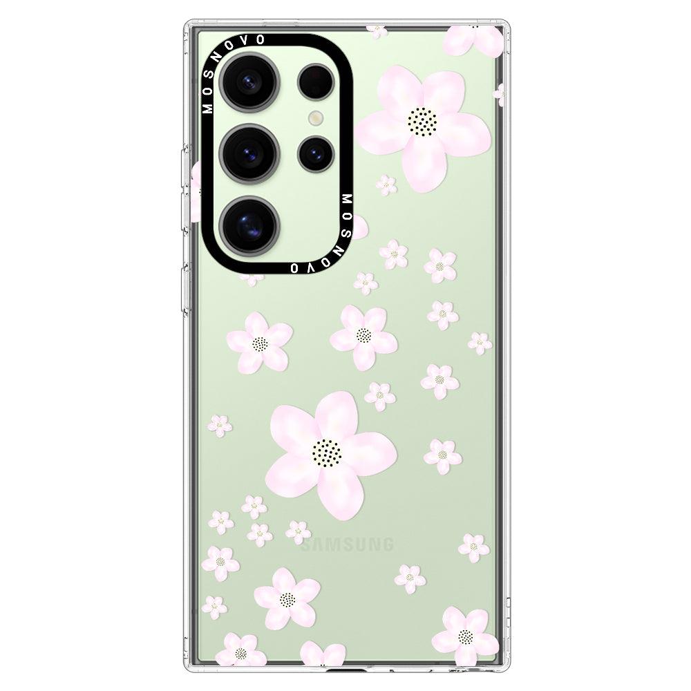 Pink Cherry Blossoms Phone Case - Samsung Galaxy S24 Ultra Case - MOSNOVO