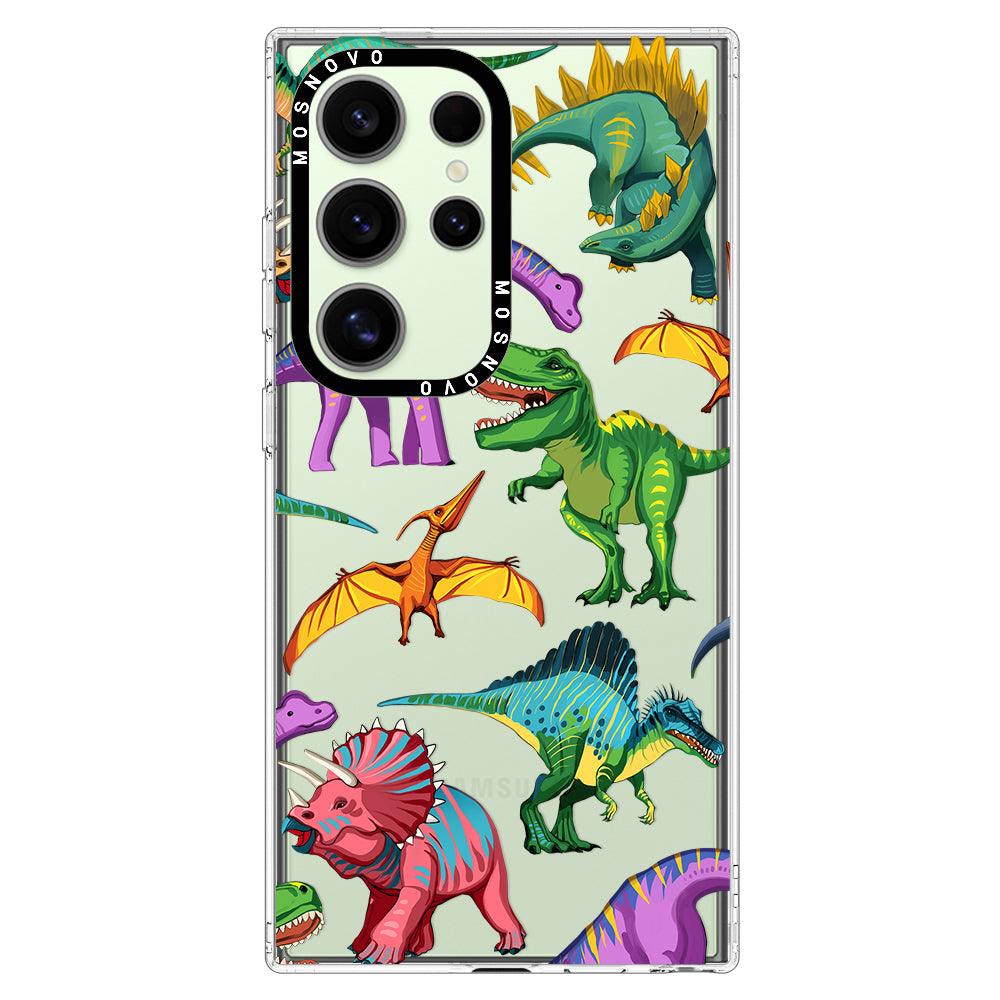 Dinosaur World Phone Case - Samsung Galaxy S24 Ultra Case - MOSNOVO