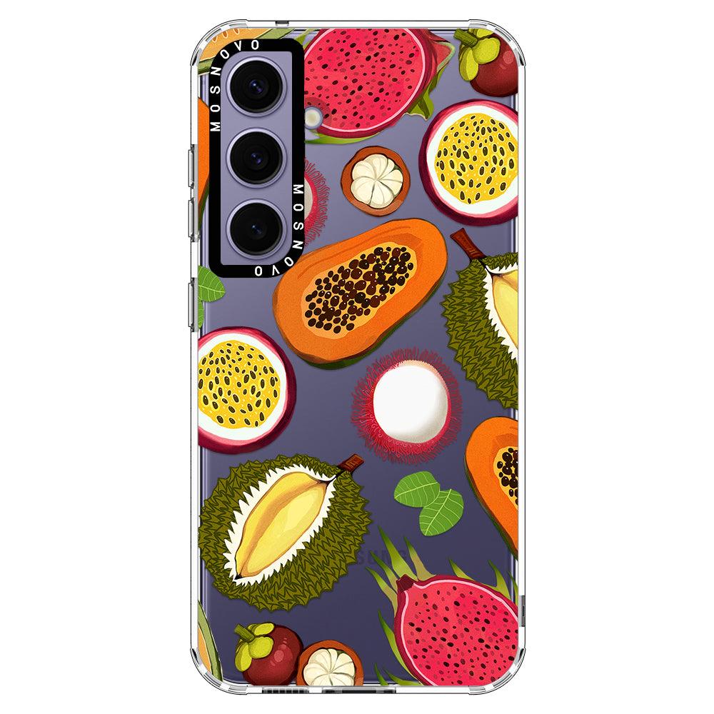 Tropical Fruits Phone Case - Samsung Galaxy S24 Case - MOSNOVO