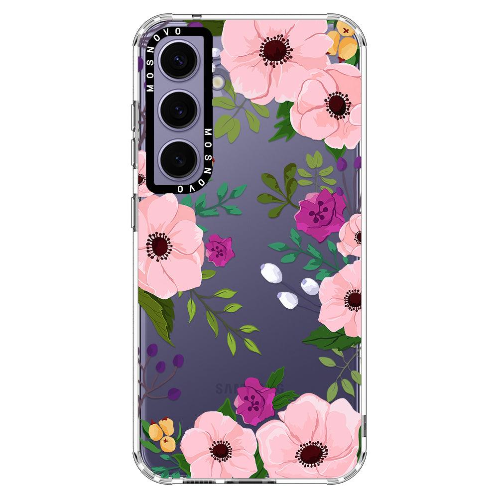 Watercolor Floral Phone Case - Samsung Galaxy S24 Plus Case - MOSNOVO