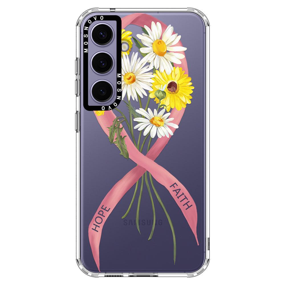 Breast Awareness Phone Case - Samsung Galaxy S24 Case - MOSNOVO