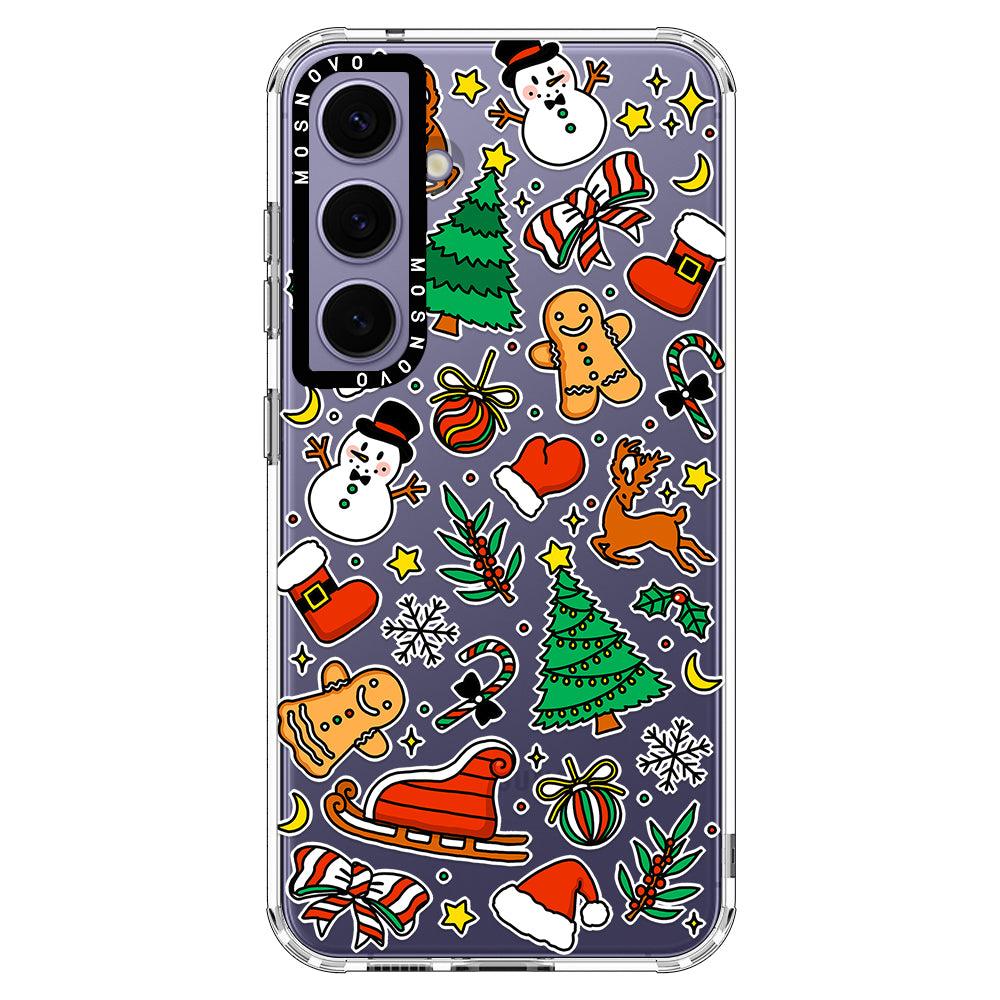 Christmas Xmas Decoration Phone Case - Samsung Galaxy S24 Case - MOSNOVO