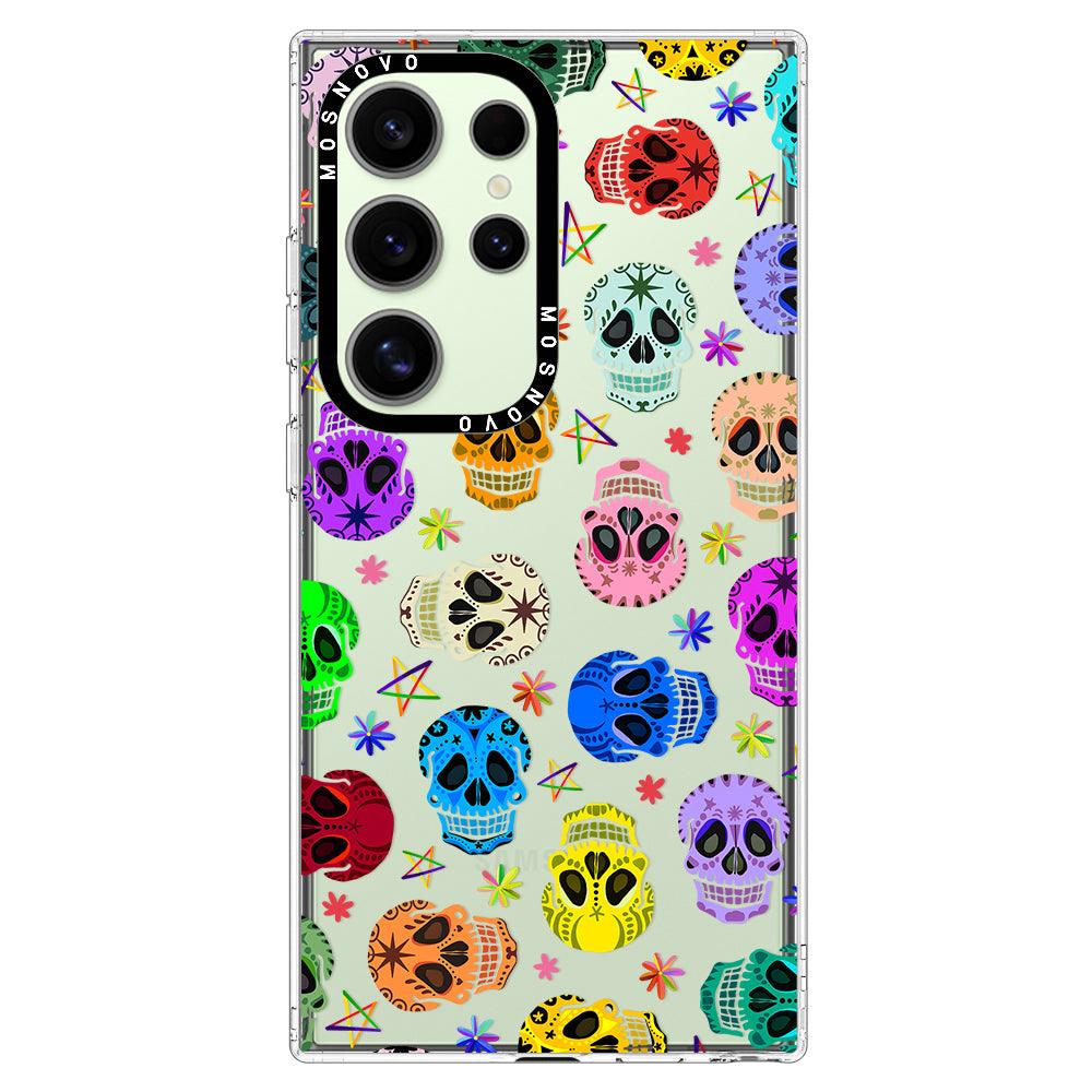 Sugar Skull Phone Case - Samsung Galaxy S24 Ultra Case - MOSNOVO