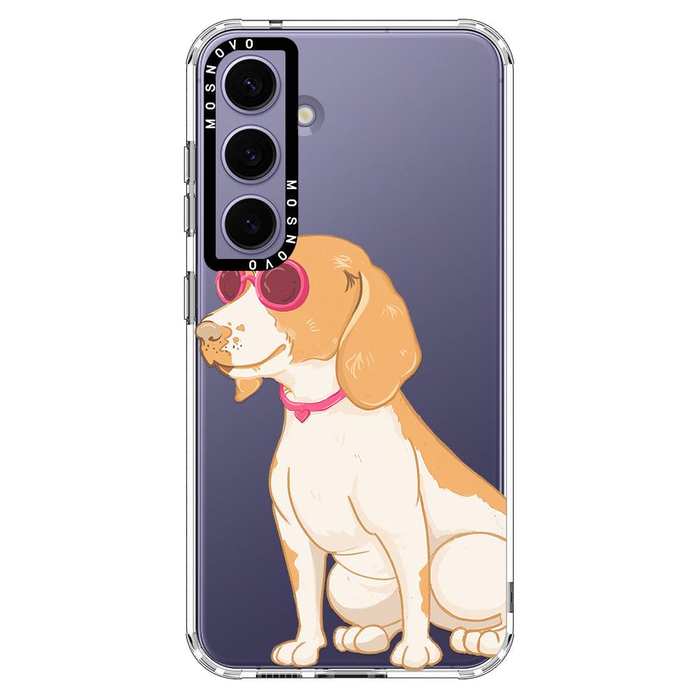 Cute Beagle Phone Case - Samsung Galaxy S24 Plus Case - MOSNOVO