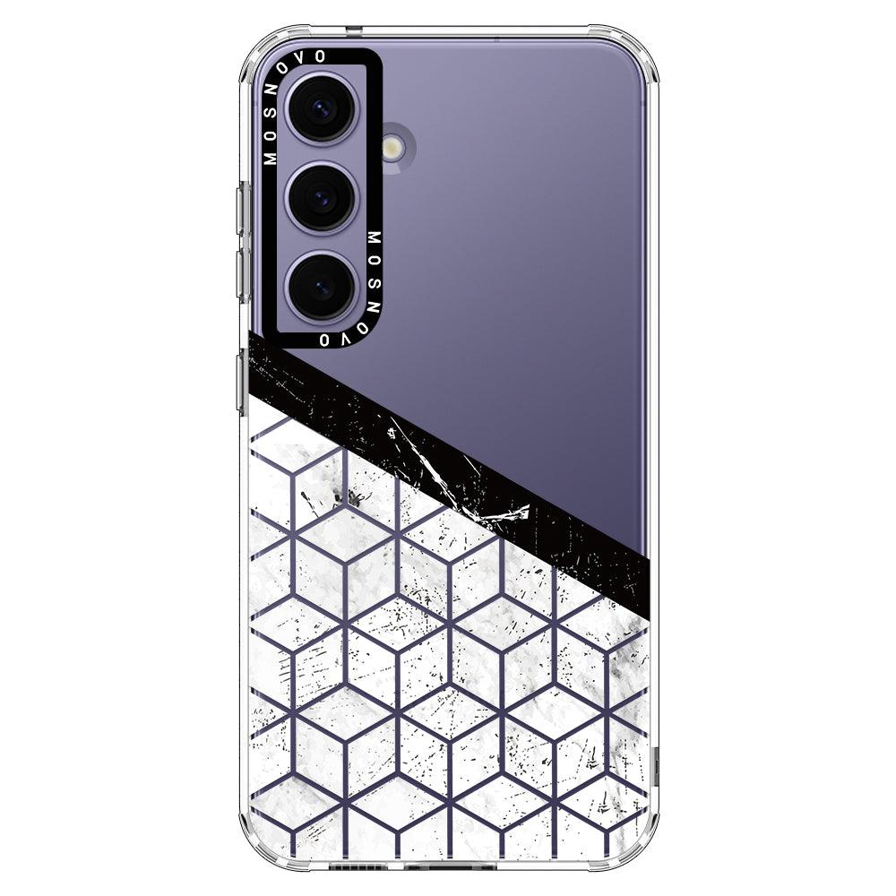 Marble Block Art Phone Case - Samsung Galaxy S24 Case - MOSNOVO