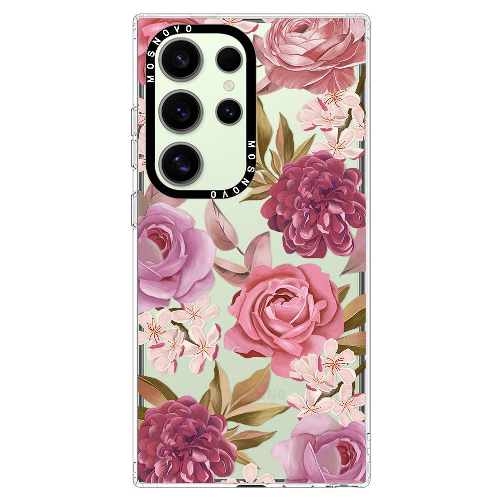 Blossom Flower Floral Phone Case - Samsung Galaxy S24 Ultra Case - MOSNOVO