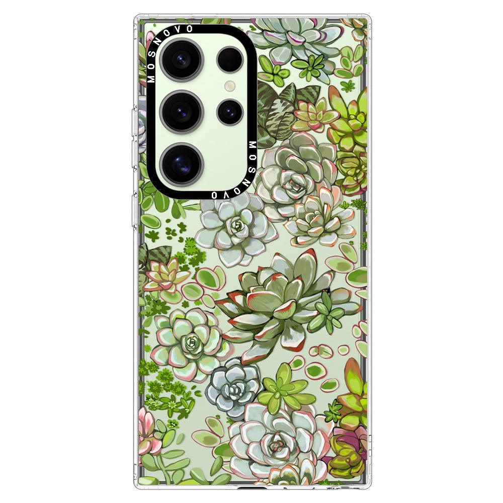 Succulents Phone Case - Samsung Galaxy S24 Ultra Case - MOSNOVO