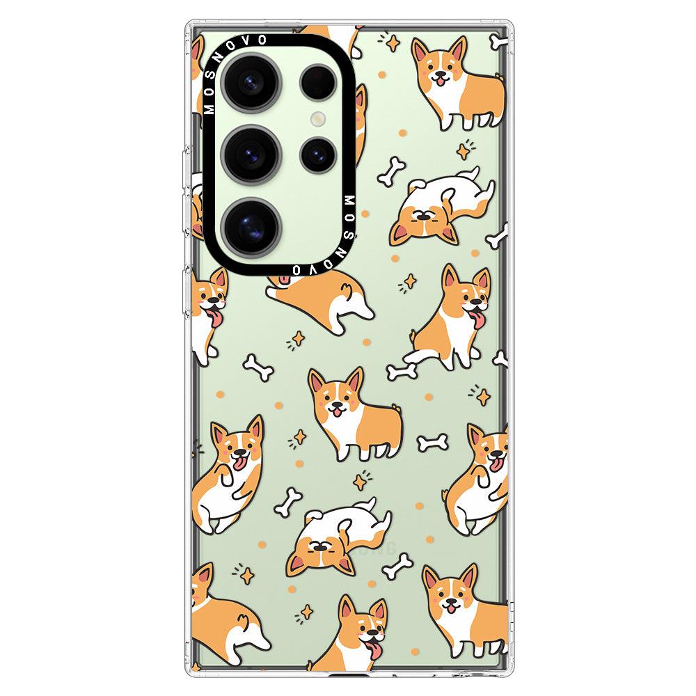 Cute Corgi Phone Case - Samsung Galaxy S24 Ultra Case - MOSNOVO