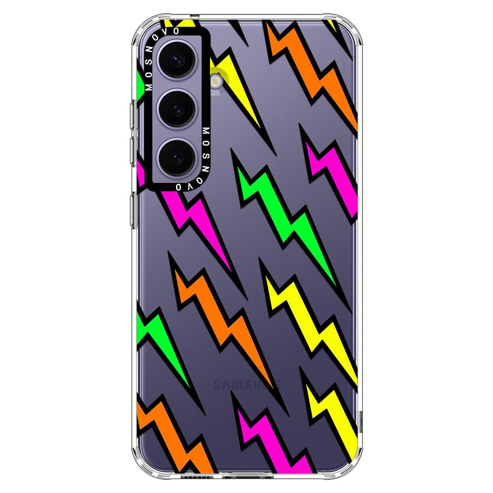 Colorful Lightning Phone Case - Samsung Galaxy S24 Plus Case - MOSNOVO