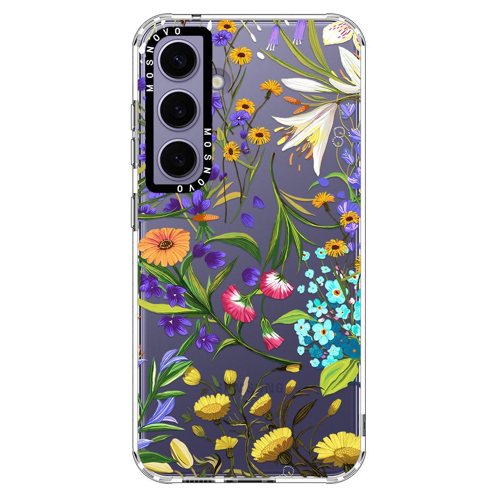 Floral Garden Phone Case - Samsung Galaxy S24 Plus Case - MOSNOVO