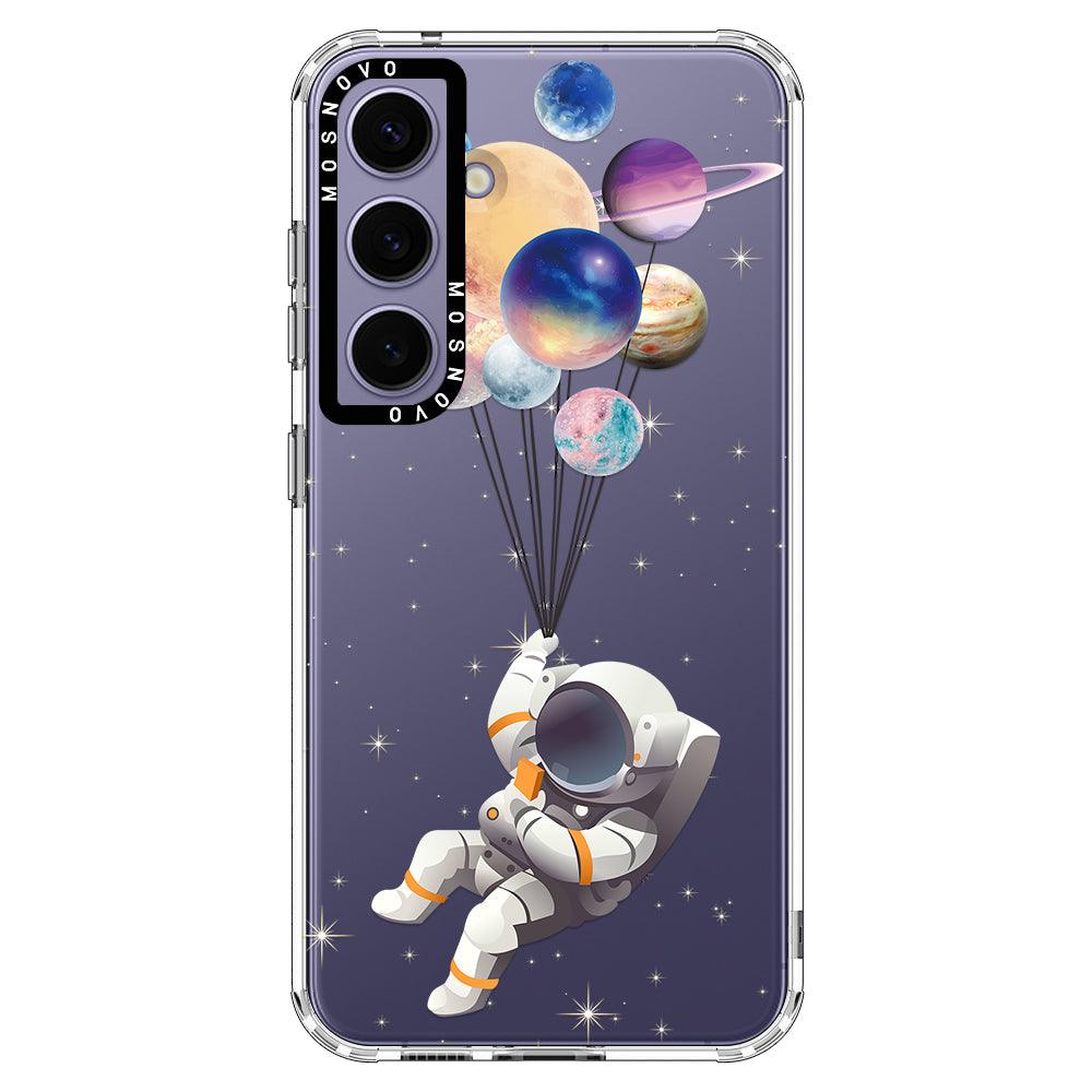 Astronaut Planet Phone Case - Samsung Galaxy S24 Case - MOSNOVO