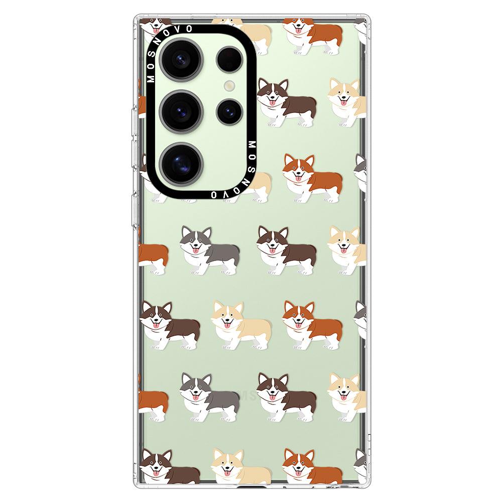 Adorable Corgi Phone Case - Samsung Galaxy S24 Ultra Case - MOSNOVO