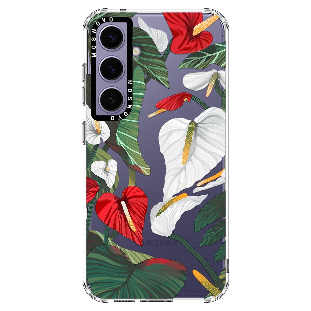 Anthurium Phone Case - Samsung Galaxy S24 Plus Case - MOSNOVO