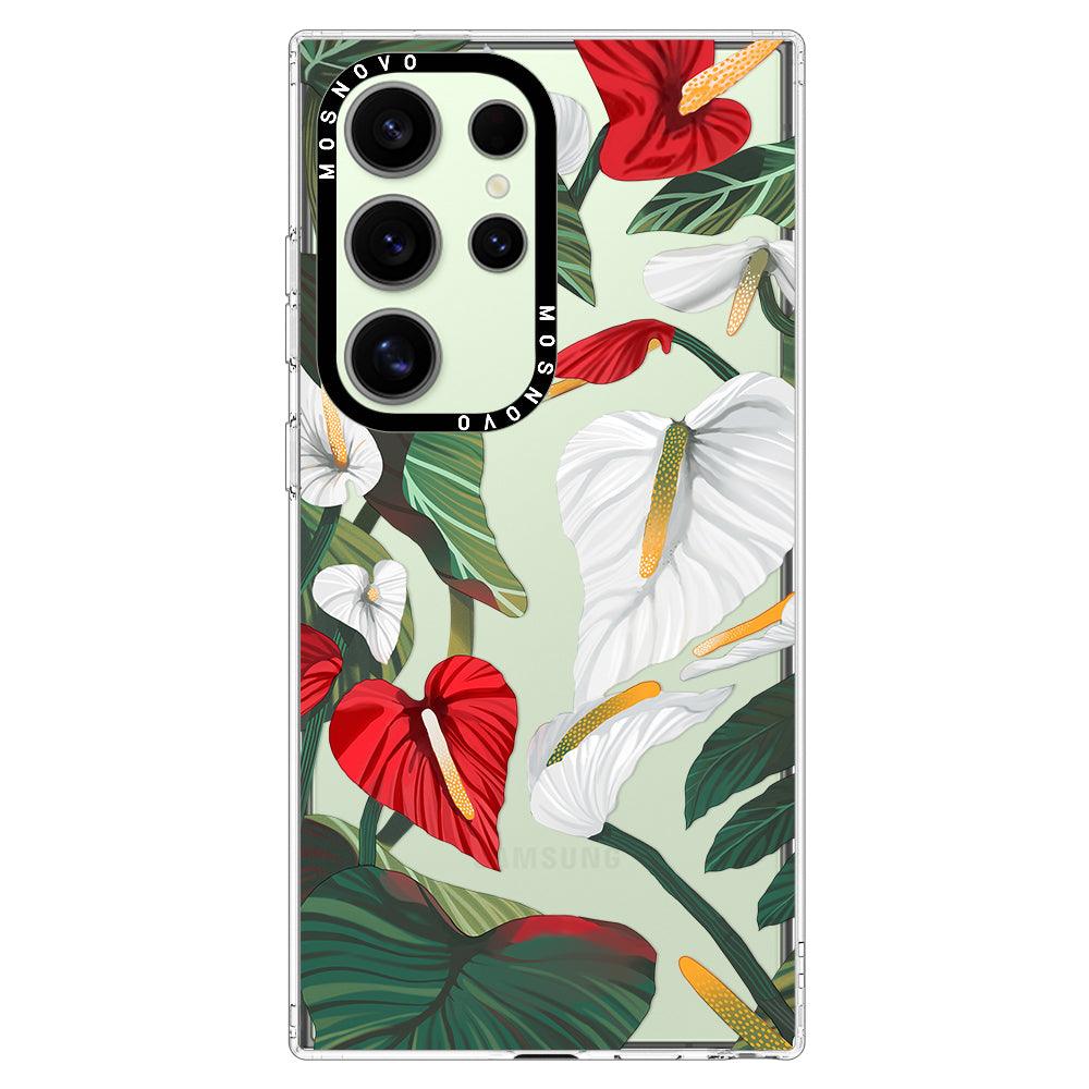 Anthurium Phone Case - Samsung Galaxy S24 Ultra Case - MOSNOVO