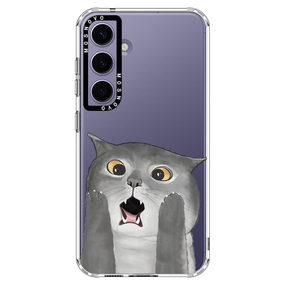 OMG Cat Phone Case - Samsung Galaxy S24 Plus Case - MOSNOVO