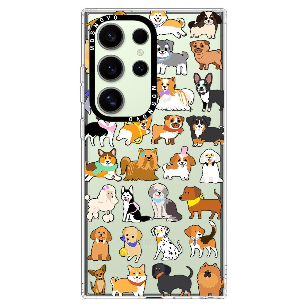 Cute Dogs Phone Case - Samsung Galaxy S24 Ultra Case - MOSNOVO