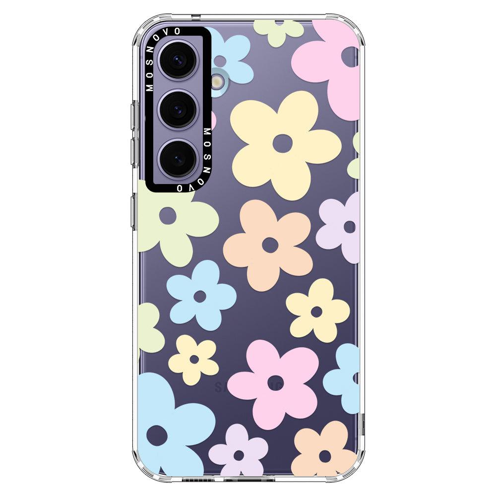 Pastel Flower Phone Case - Samsung Galaxy S24 Case