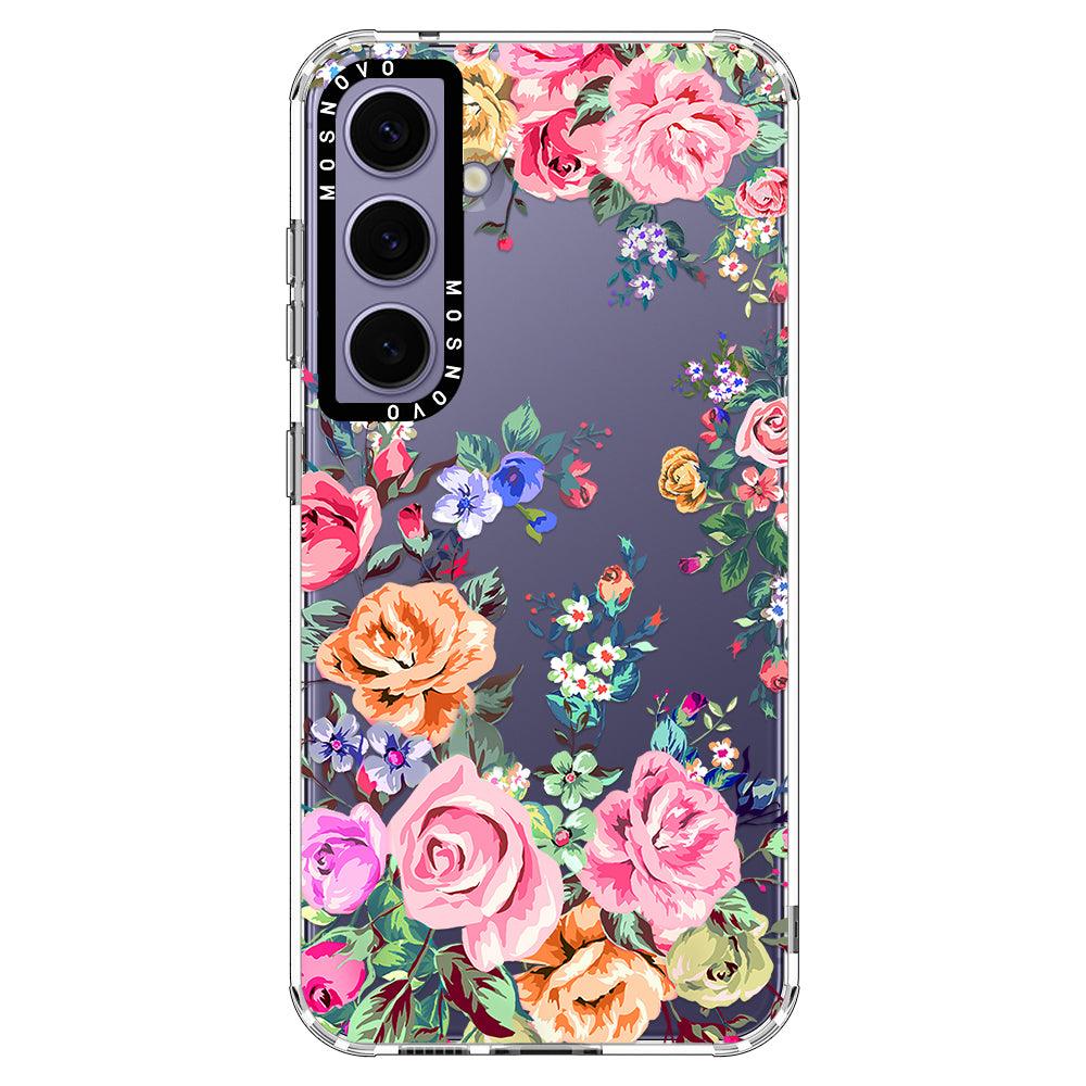 Rose Garden Phone Case - Samsung Galaxy S24 Plus Case - MOSNOVO