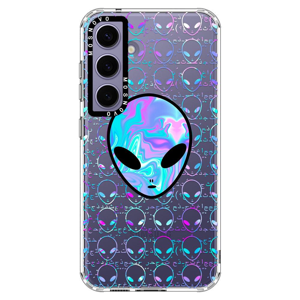 Space Alien Phone Case - Samsung Galaxy S24 Plus Case - MOSNOVO