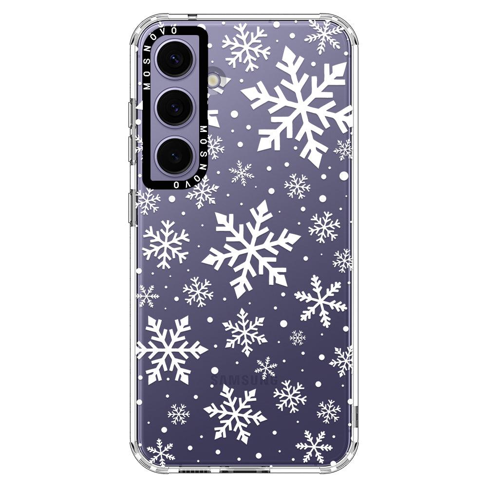 Snowflake Phone Case - Samsung Galaxy S24 Plus Case - MOSNOVO