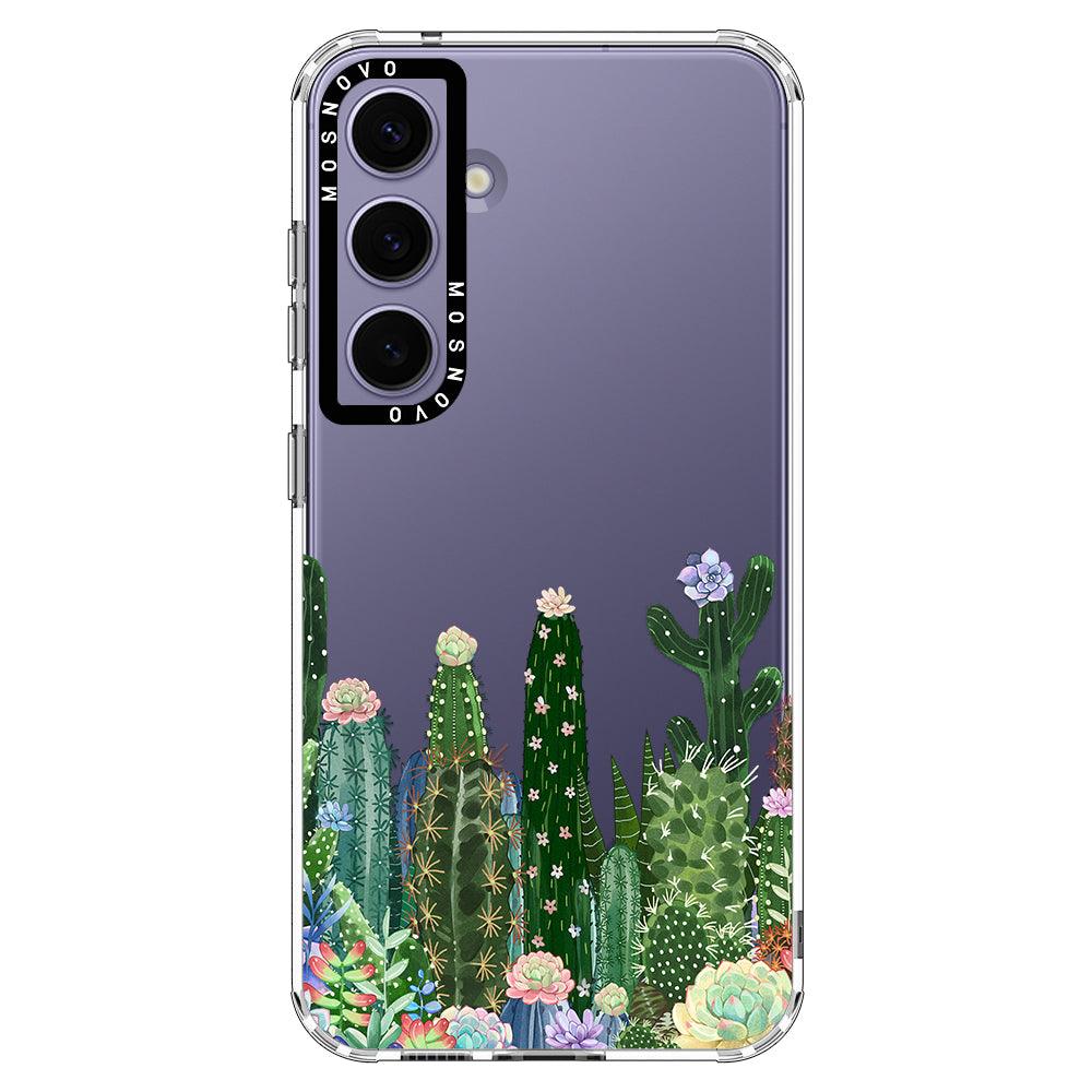 Succulents Garden Phone Case - Samsung Galaxy S24 Plus Case - MOSNOVO