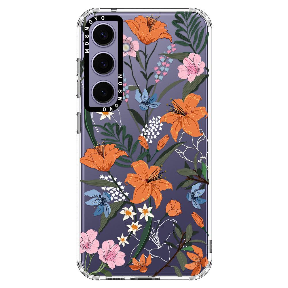 Lily Garden Phone Case - Samsung Galaxy S24 Plus Case - MOSNOVO