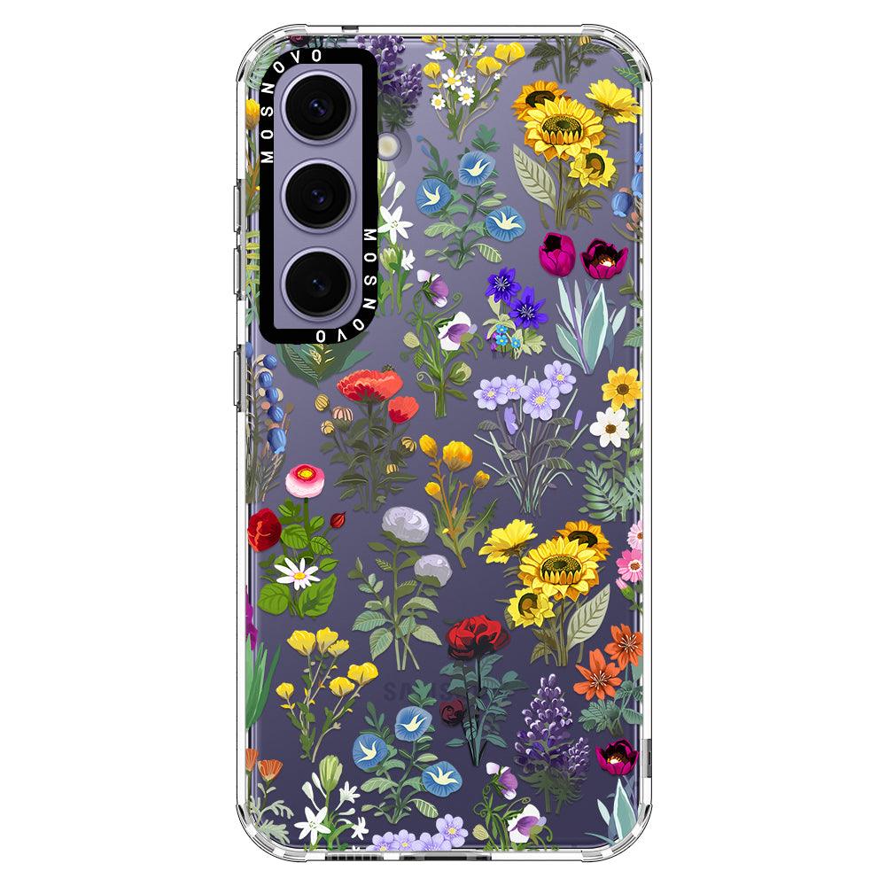 Wildflowers Phone Case - Samsung Galaxy S24 Plus Case - MOSNOVO