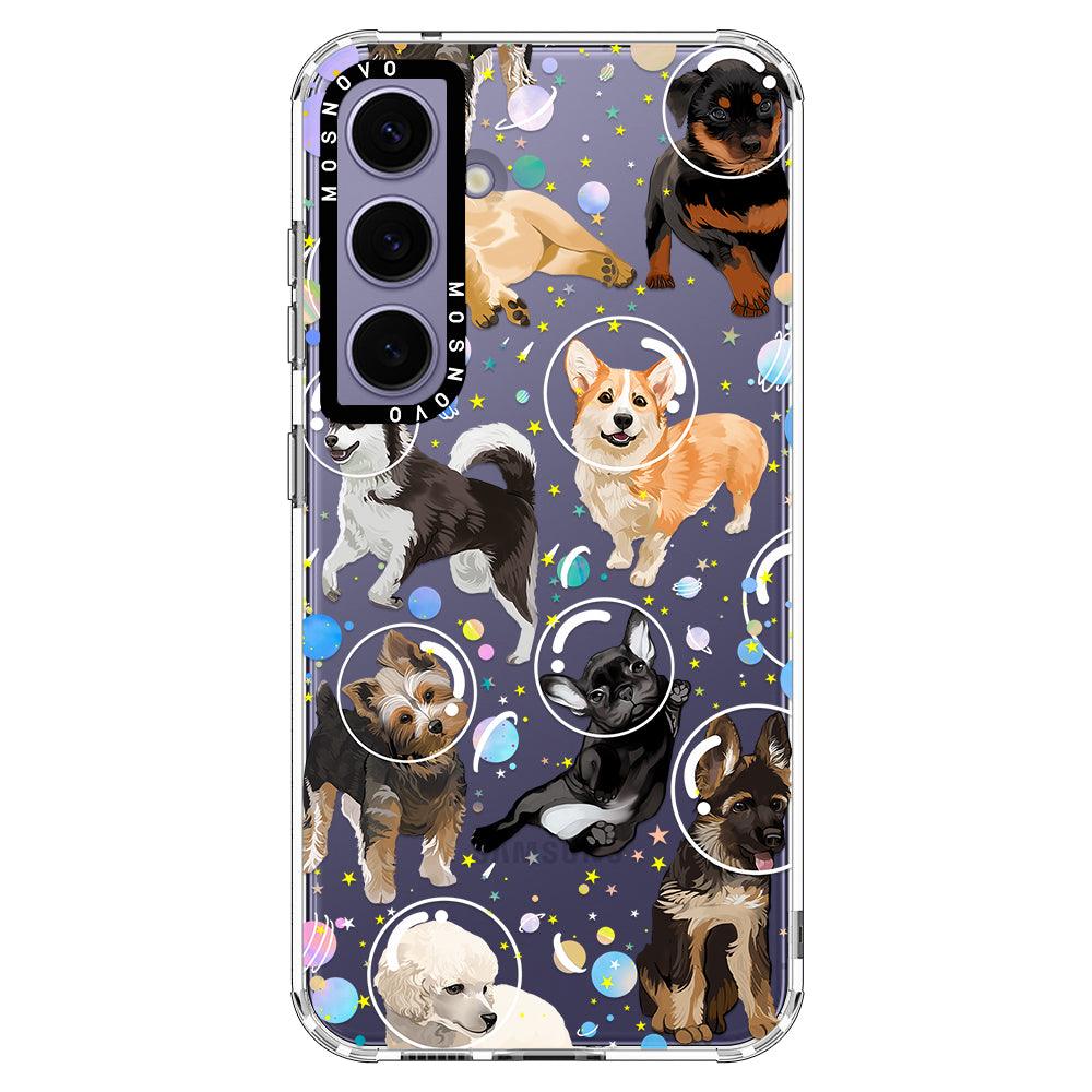 Space Dog Phone Case - Samsung Galaxy S24 Plus Case - MOSNOVO