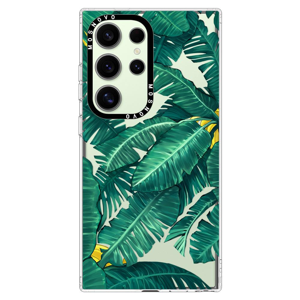 Banana Leaf Phone Case - Samsung Galaxy S24 Ultra Case - MOSNOVO