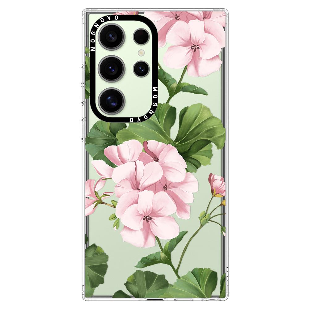 Geranium Phone Case - Samsung Galaxy S24 Ultra Case - MOSNOVO