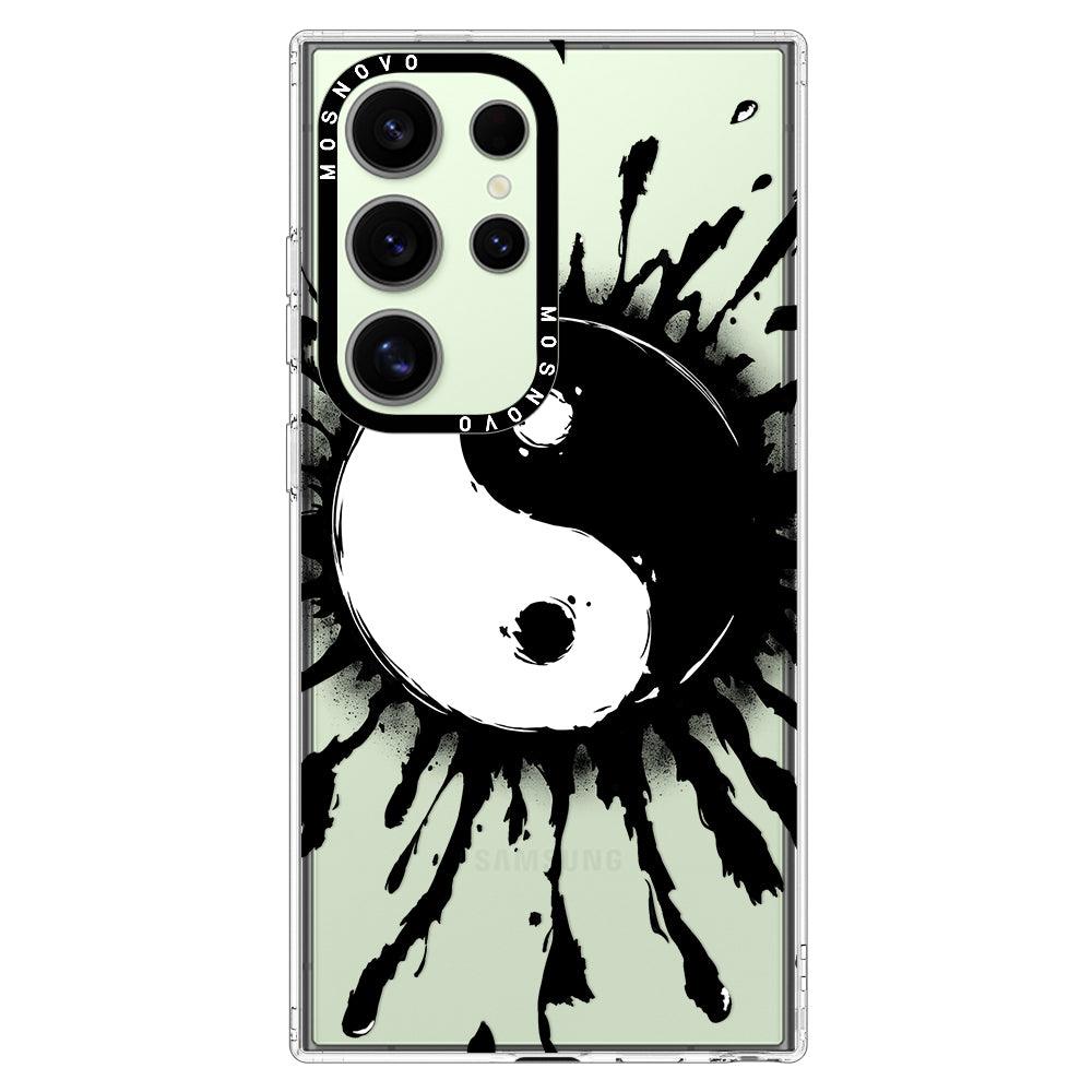 Ying Yang Phone Case - Samsung Galaxy S24 Ultra Case - MOSNOVO