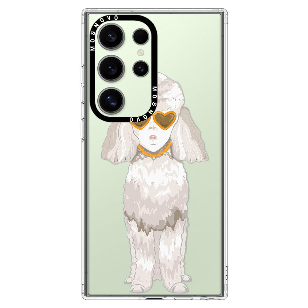 Elegant Poodle Phone Case - Samsung Galaxy S24 Ultra Case - MOSNOVO