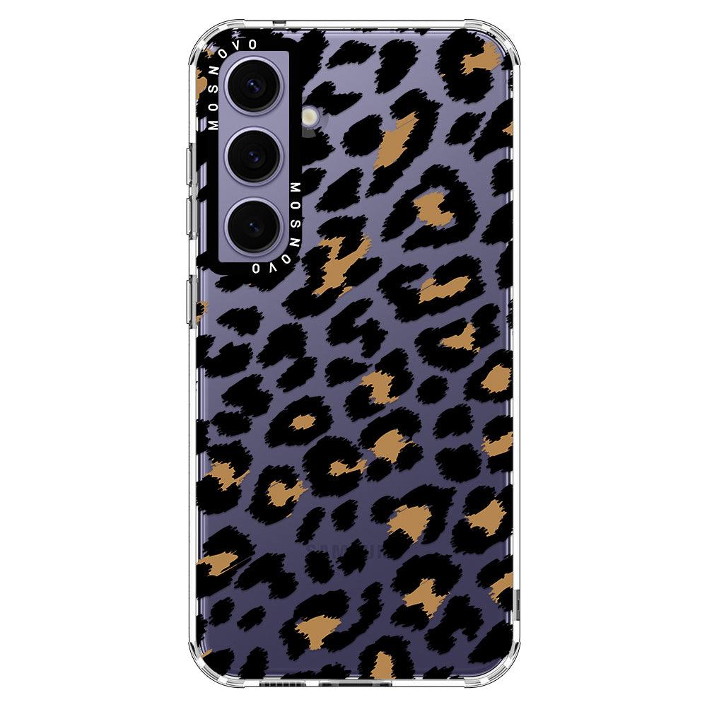 Leopard Print Phone Case - Samsung Galaxy S24 Plus Case - MOSNOVO