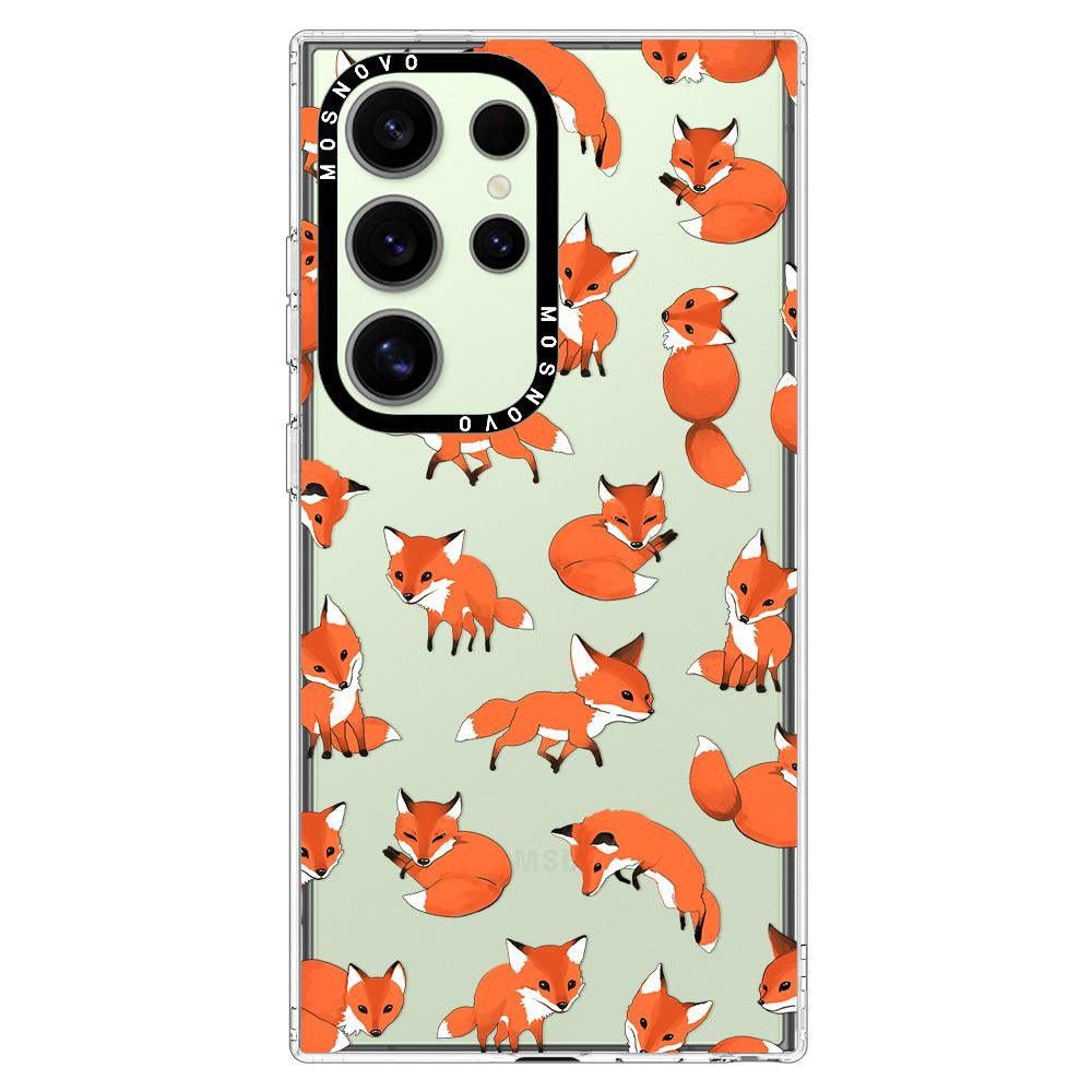 Cute Fox Phone Case - Samsung Galaxy S24 Ultra Case - MOSNOVO