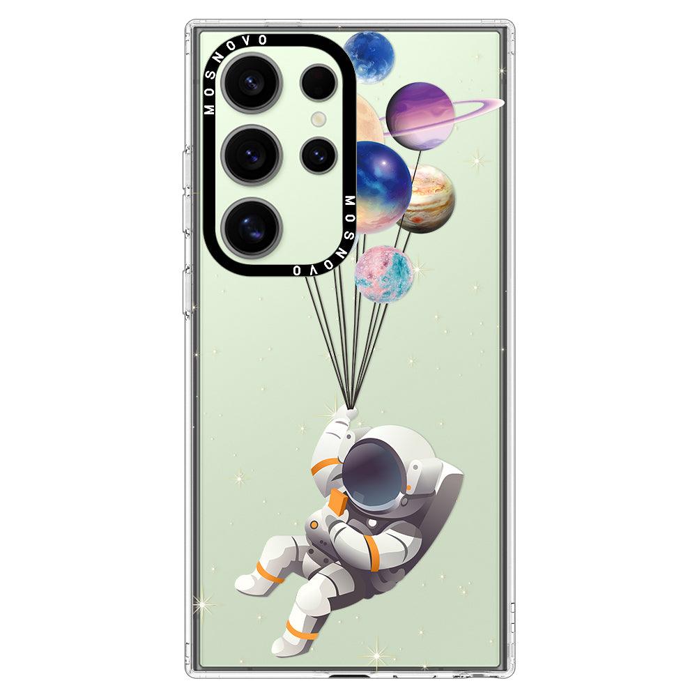 Astronaut Planet Phone Case - Samsung Galaxy S24 Ultra Case - MOSNOVO