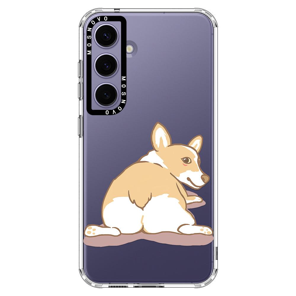 Corgi Butt Phone Case - Samsung Galaxy S24 Plus Case - MOSNOVO