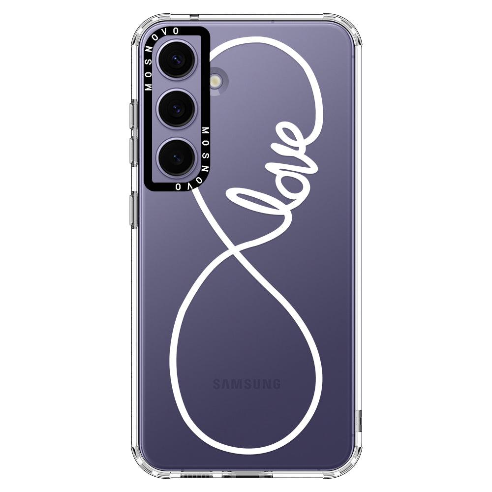 Infinity Love Phone Case - Samsung Galaxy S24 Plus Case - MOSNOVO